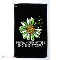 End The Stigma Mental Health Awareness Golf Towel thumb 0