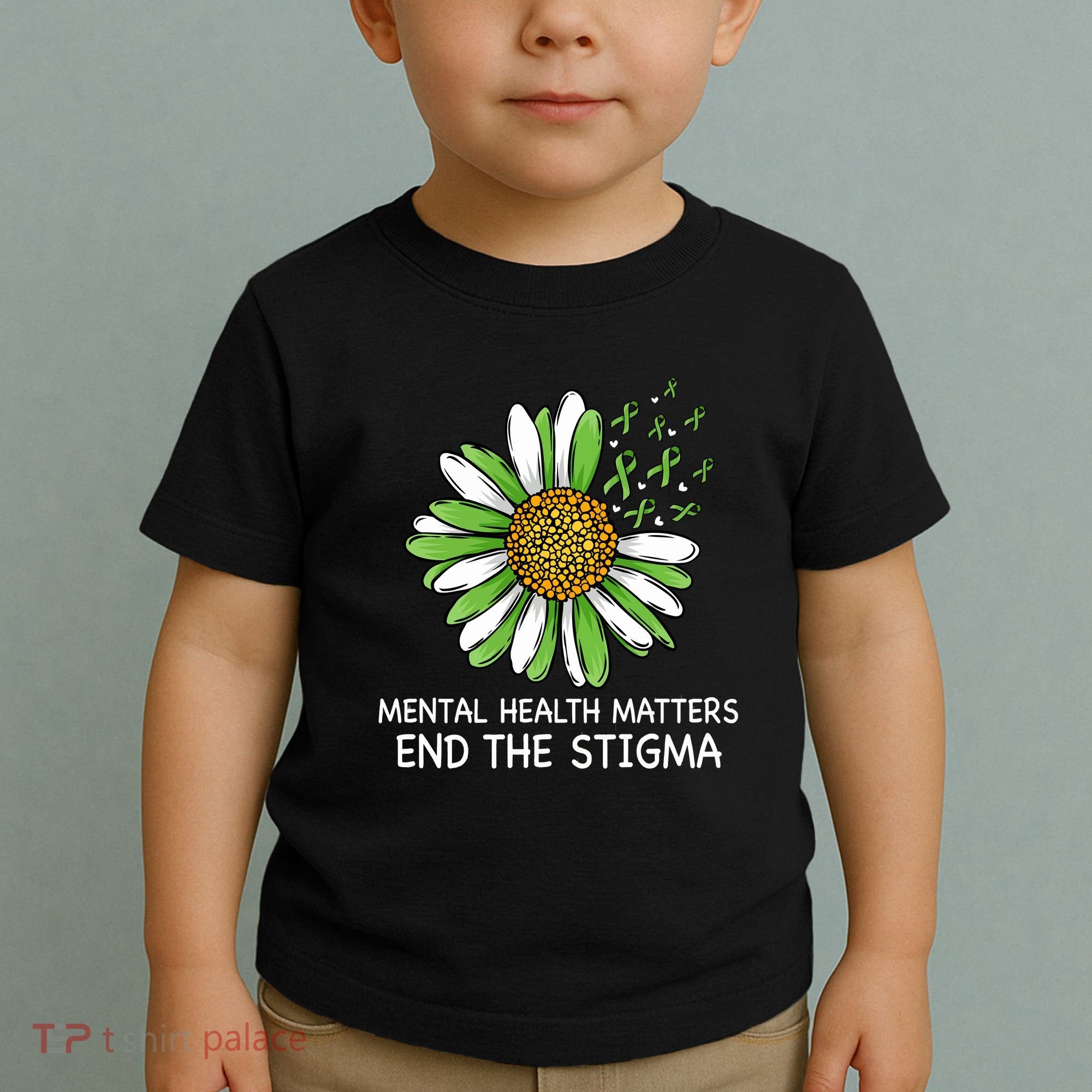 End The Stigma Mental Health Awareness Toddler T-Shirt