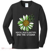 End The Stigma Mental Health Awareness Kids Long Sleeve Shirt thumb 0