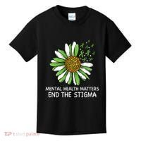 End The Stigma Mental Health Awareness Kids T-Shirt thumb 0