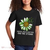 End The Stigma Mental Health Awareness Kids T-Shirt thumb 2