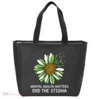End The Stigma Mental Health Awareness Tote Bag thumb 0