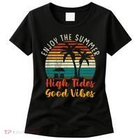 Enjoy The Summer High Tides Good Vibes Women's T-Shirt thumb 0