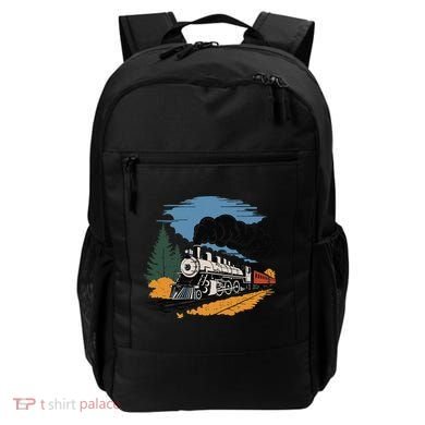 Engine Train Steam Locomotive Vintage Backpack