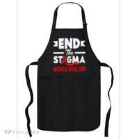 End The Stigma World Aids Day Hiv Aids Awareness Apron thumb 0