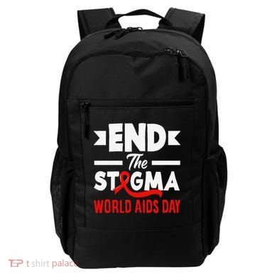 End The Stigma World Aids Day Hiv Aids Awareness Backpack