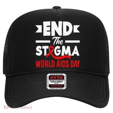 End The Stigma World Aids Day Hiv Aids Awareness Hat
