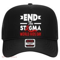 End The Stigma World Aids Day Hiv Aids Awareness Hat thumb 0