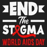End The Stigma World Aids Day Hiv Aids Awareness Golf Towel thumb 3