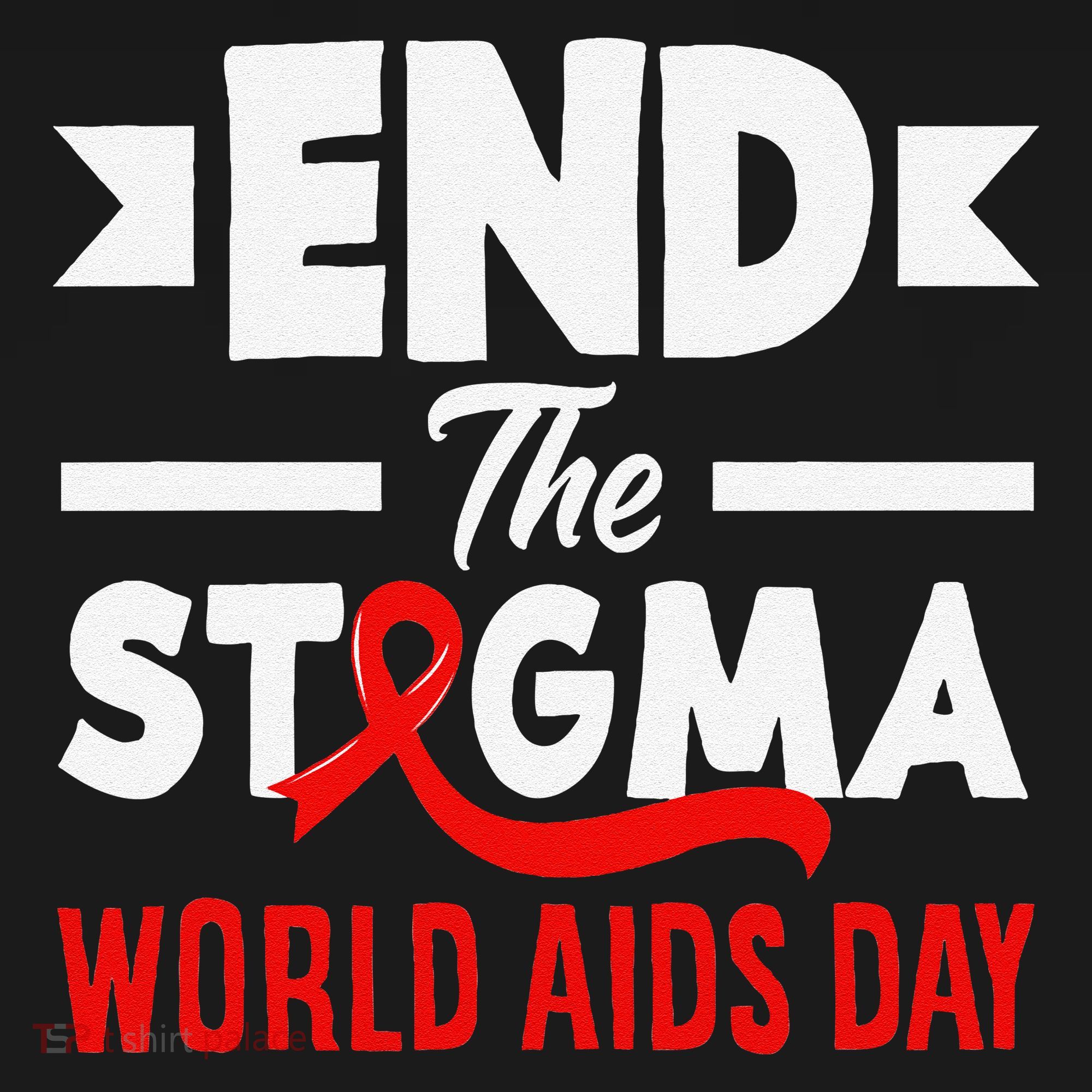 End The Stigma World Aids Day Hiv Aids Awareness Visor