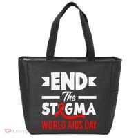 End The Stigma World Aids Day Hiv Aids Awareness Tote Bag thumb 0