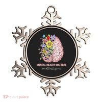 End The Stigma Mental Health Matters Mental Awareness Gift Ornament thumb 0