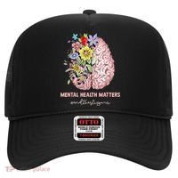 End The Stigma Mental Health Matters Mental Awareness Gift Hat thumb 0