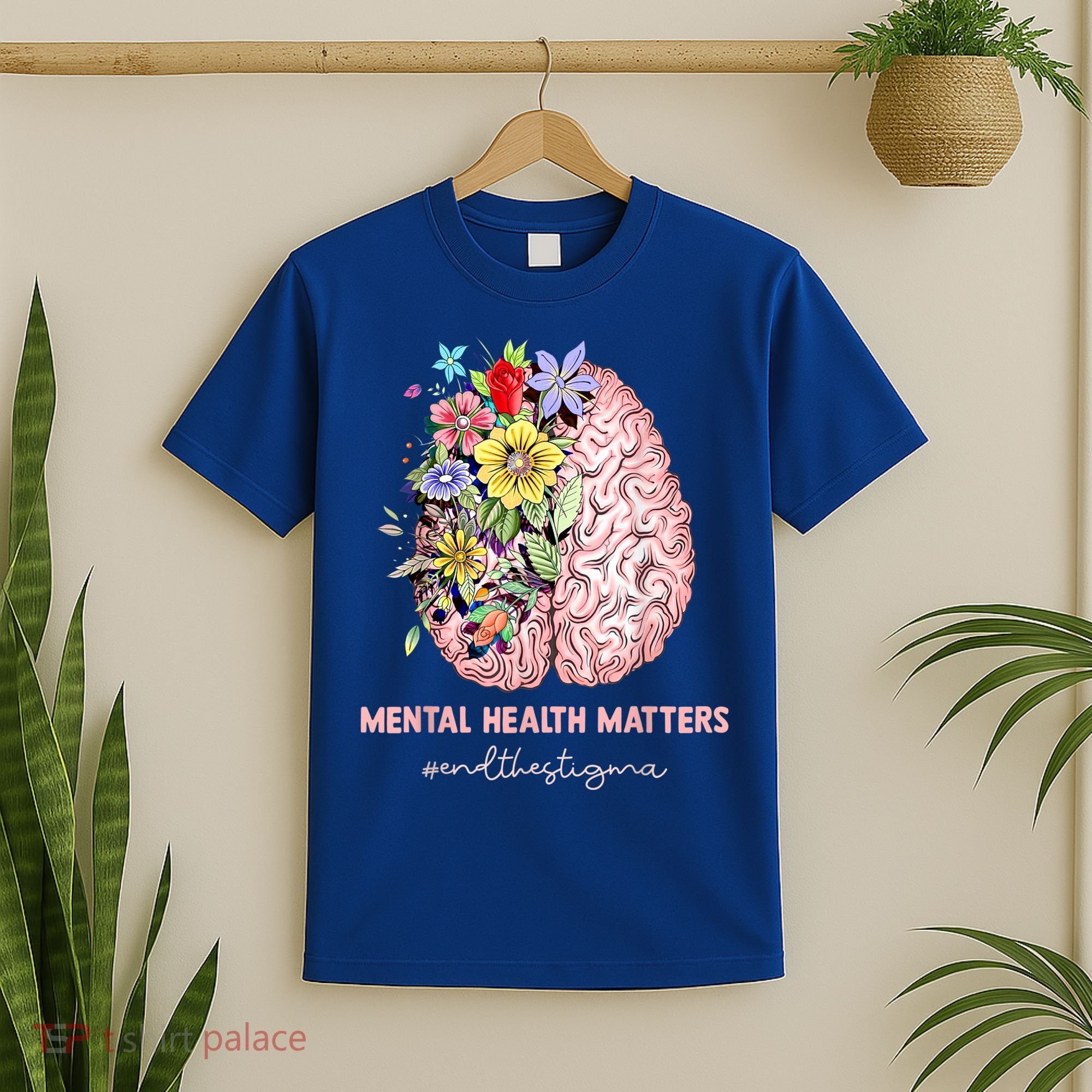 End The Stigma Mental Health Matters Mental Awareness Gift T-Shirt