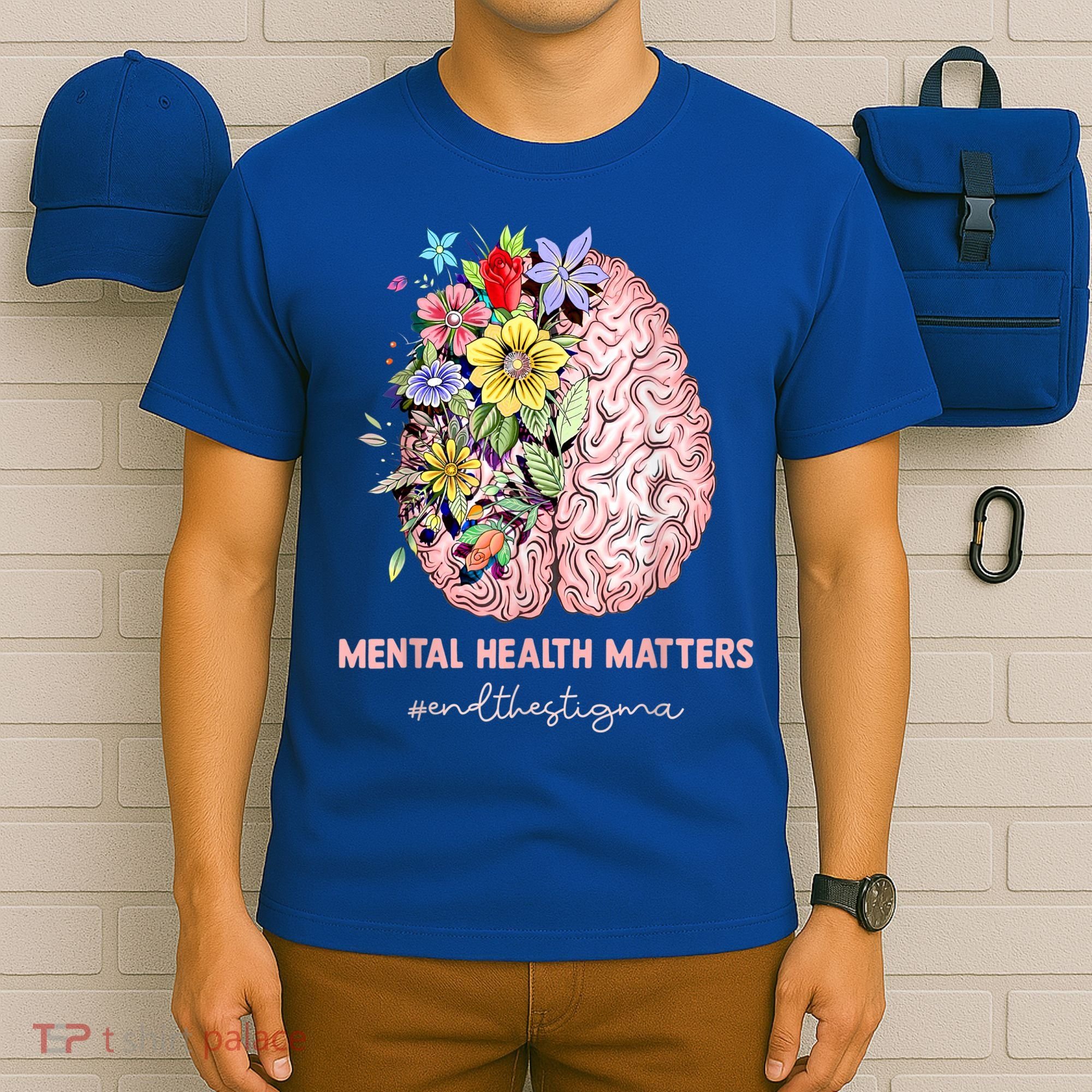 End The Stigma Mental Health Matters Mental Awareness Gift T-Shirt