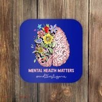 End The Stigma Mental Health Matters Mental Awareness Gift Coaster thumb 0