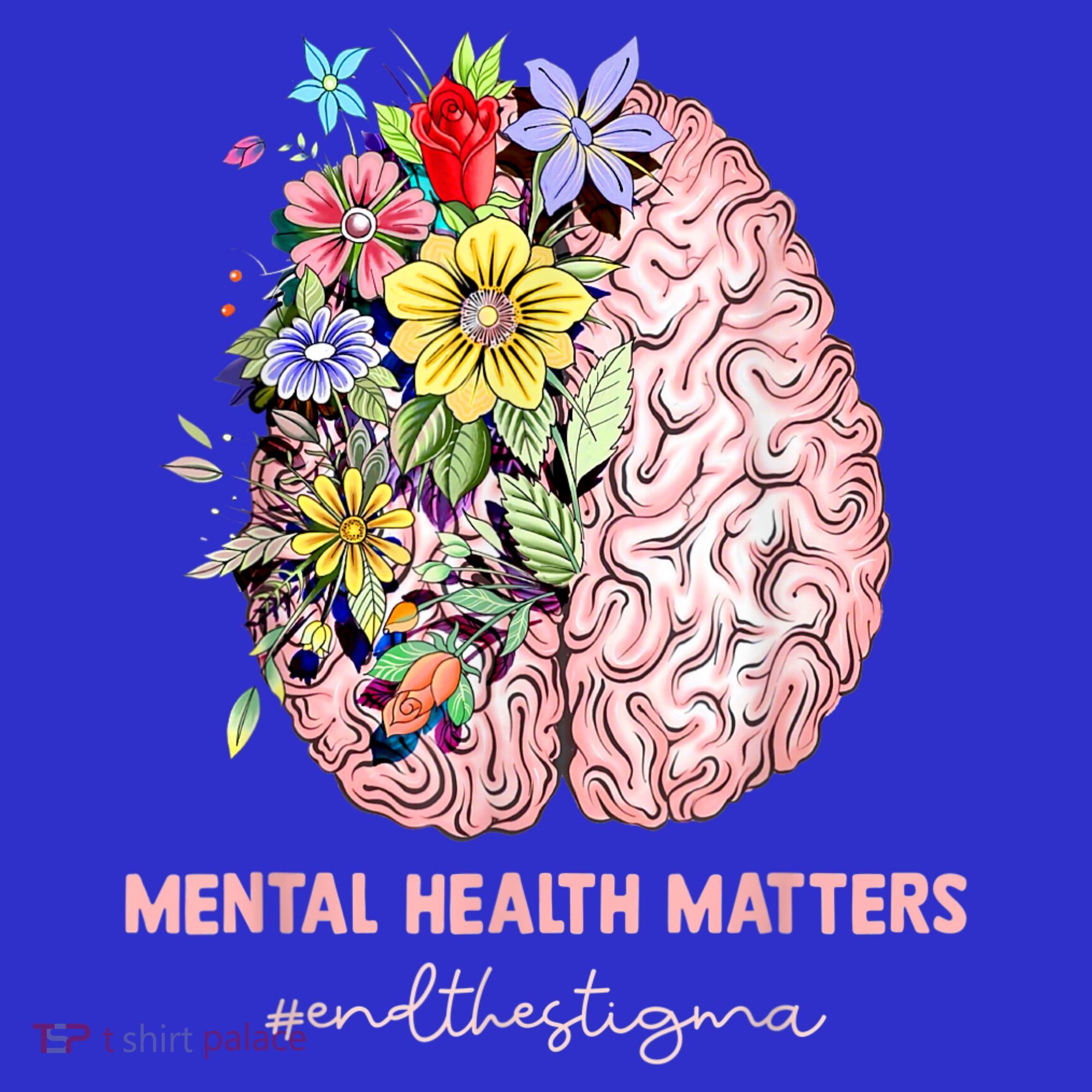 End The Stigma Mental Health Matters Mental Awareness Gift Coaster