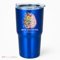 End The Stigma Mental Health Matters Mental Awareness Gift Tumbler thumb 0
