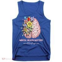 End The Stigma Mental Health Matters Mental Awareness Gift Tank Top thumb 0