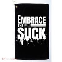 Embrace The Suck Military Veteran Golf Towel thumb 0