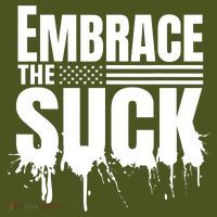 Embrace The Suck Military Veteran Mousepad thumb 1