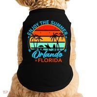 Enjoy The Summer Orlando Florida Doggie Tank thumb 0
