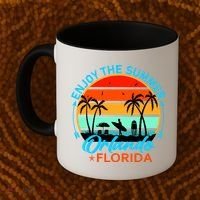Enjoy The Summer Orlando Florida Coffee Mug thumb 2