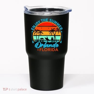Enjoy The Summer Orlando Florida Tumbler