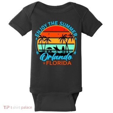 Enjoy The Summer Orlando Florida Baby Bodysuit