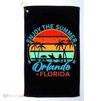 Enjoy The Summer Orlando Florida Golf Towel thumb 0