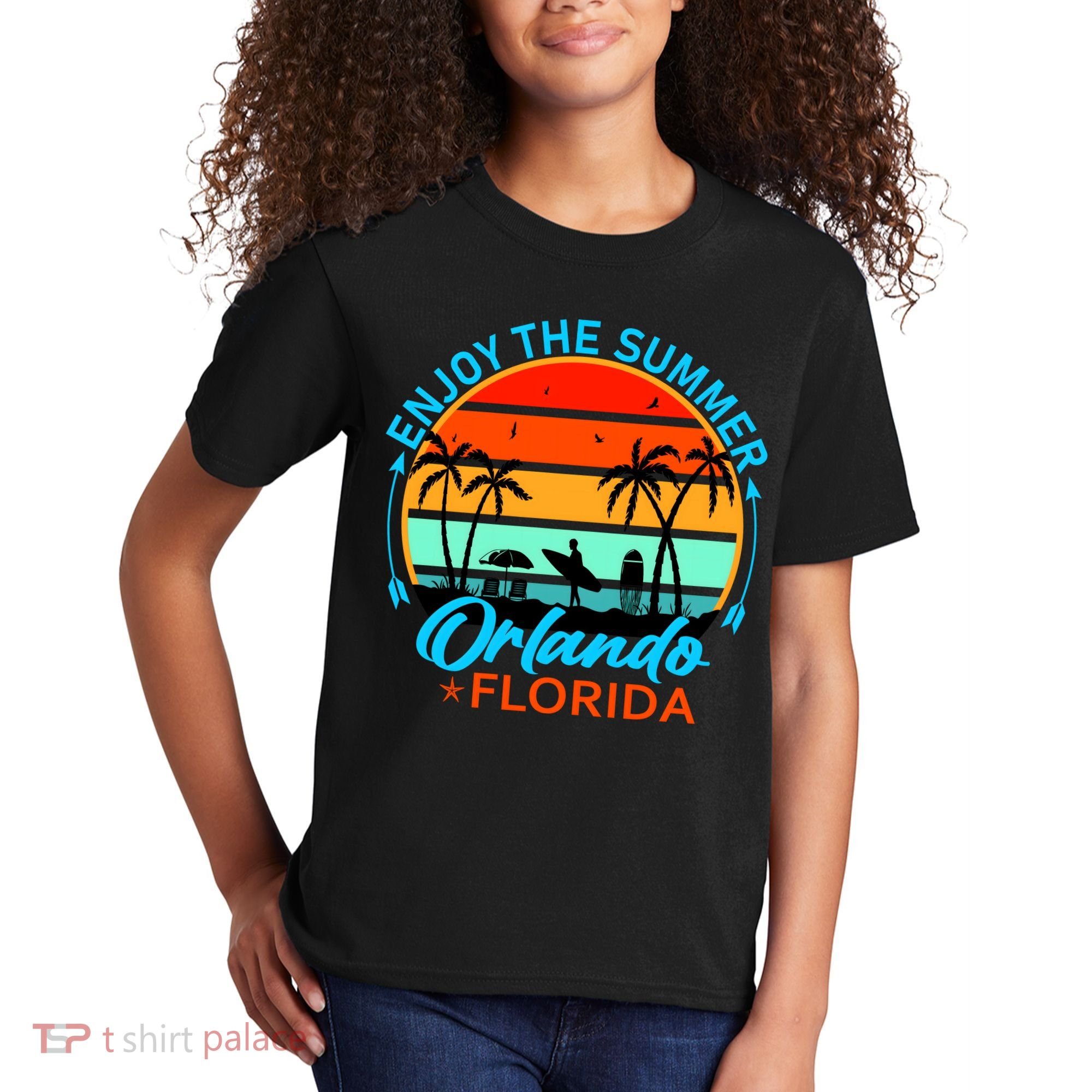 Enjoy The Summer Orlando Florida Kids T-Shirt