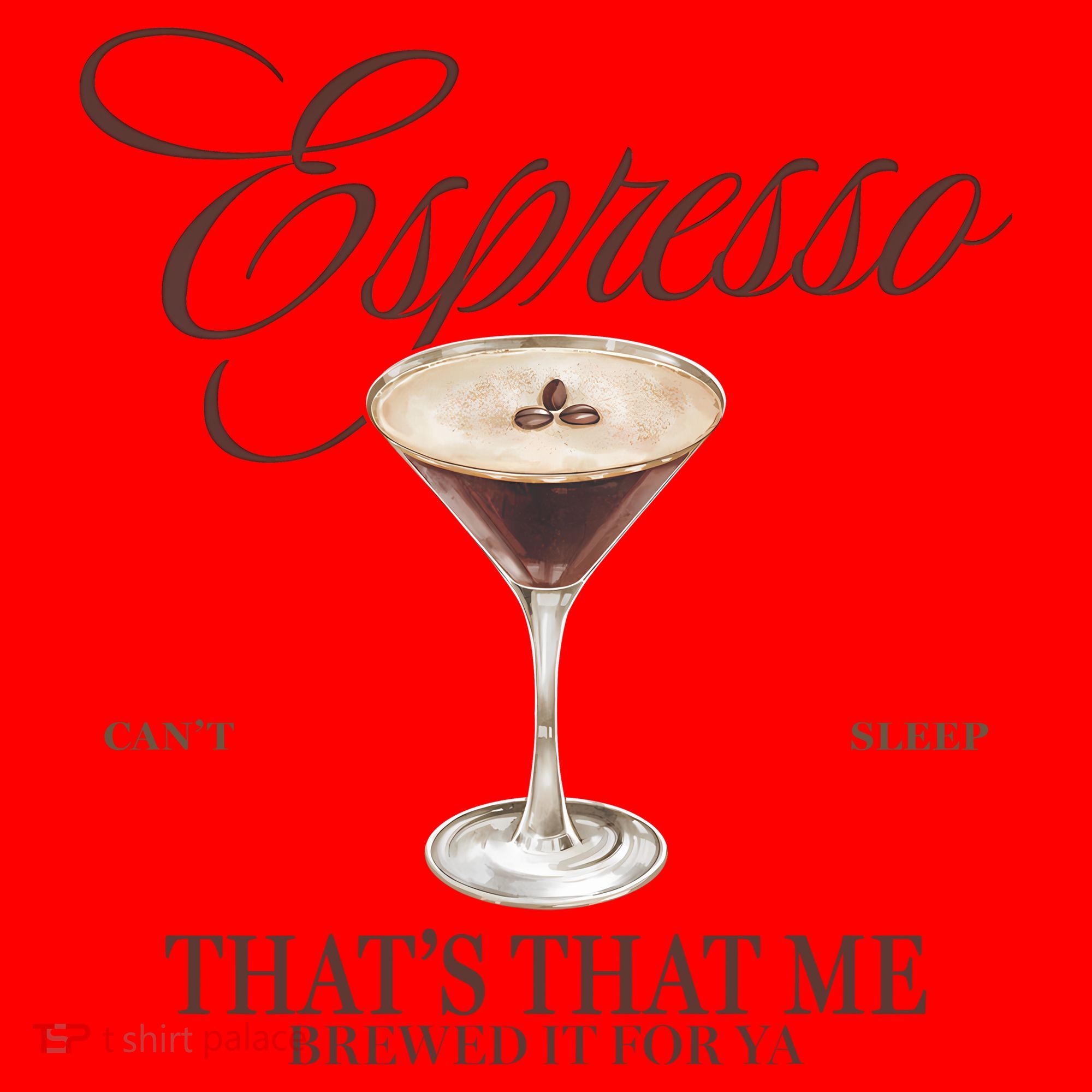 Espresso Thats That Me Cant Sleep Santa Hat