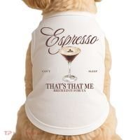 Espresso Thats That Me Cant Sleep Doggie Tank thumb 0
