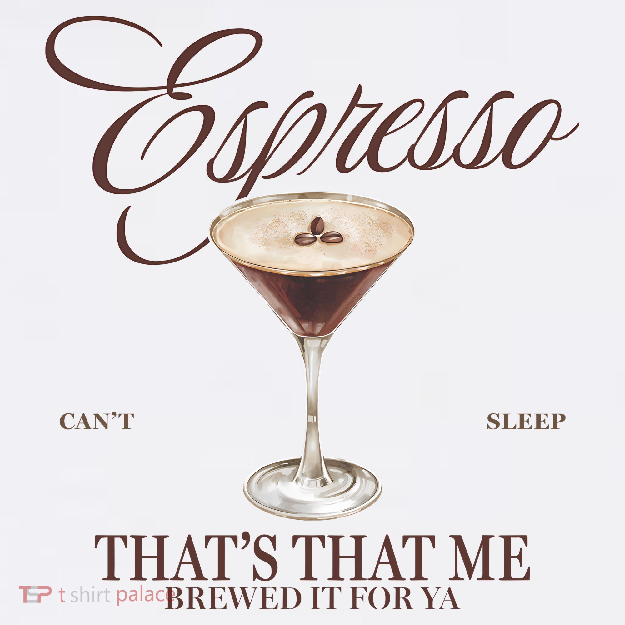Espresso Thats That Me Cant Sleep Long Sleeve Shirt