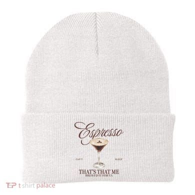 Espresso Thats That Me Cant Sleep Beanie