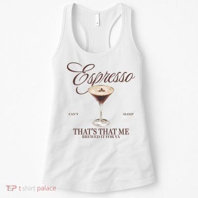 Espresso Thats That Me Cant Sleep Women's Tank Top