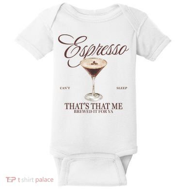 Espresso Thats That Me Cant Sleep Baby Bodysuit
