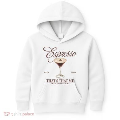 Espresso Thats That Me Cant Sleep Kids Hoodie