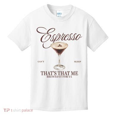 Espresso Thats That Me Cant Sleep Kids T-Shirt