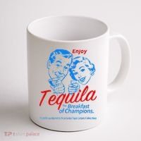 Enjoys Tequila The Breakfasts Of Championss Coffee Mug thumb 1