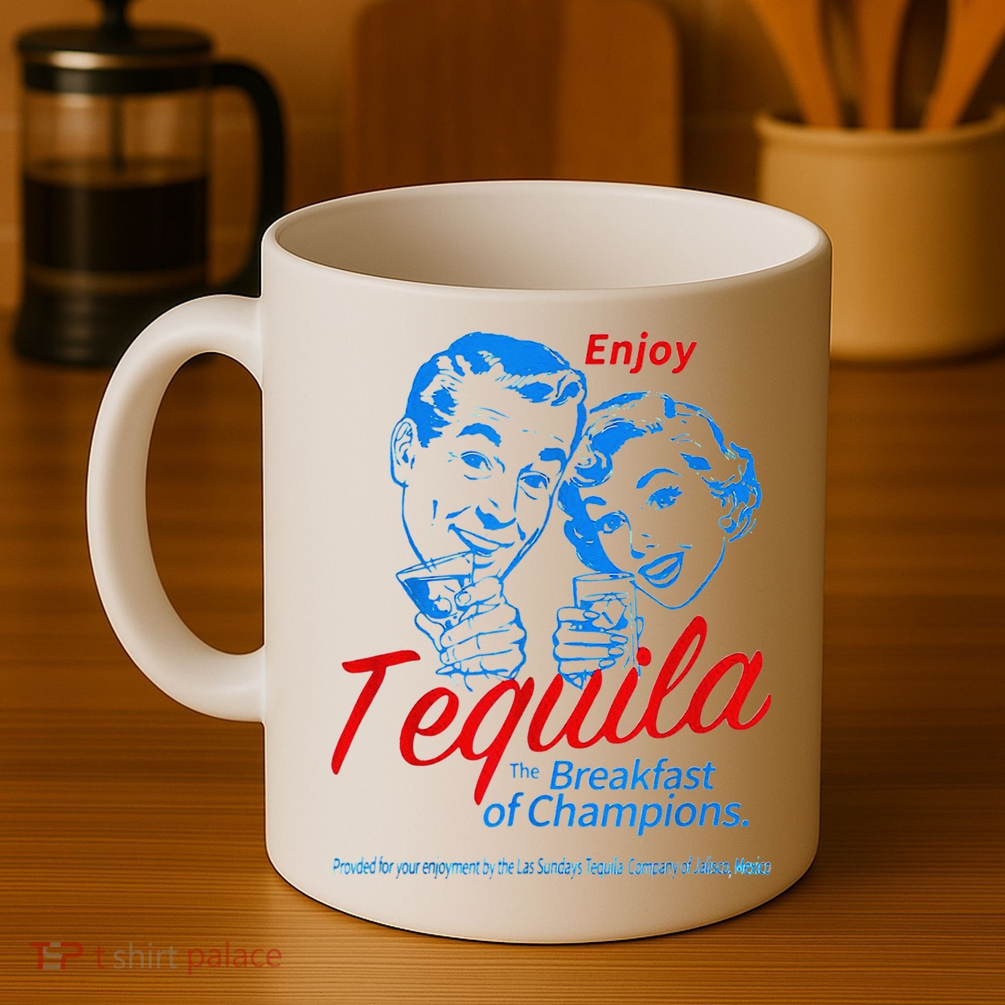 Enjoys Tequila The Breakfasts Of Championss Coffee Mug