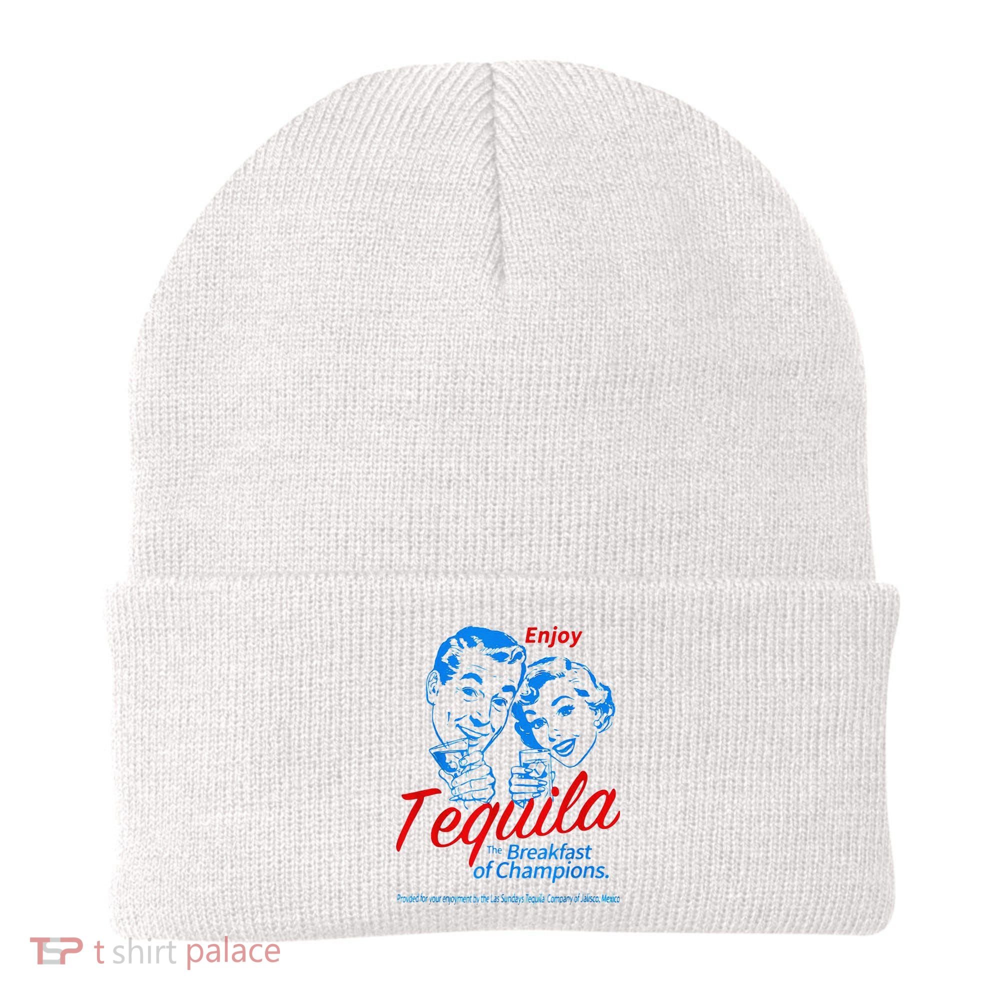 Enjoys Tequila The Breakfasts Of Championss Beanie