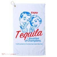 Enjoys Tequila The Breakfasts Of Championss Golf Towel thumb 0