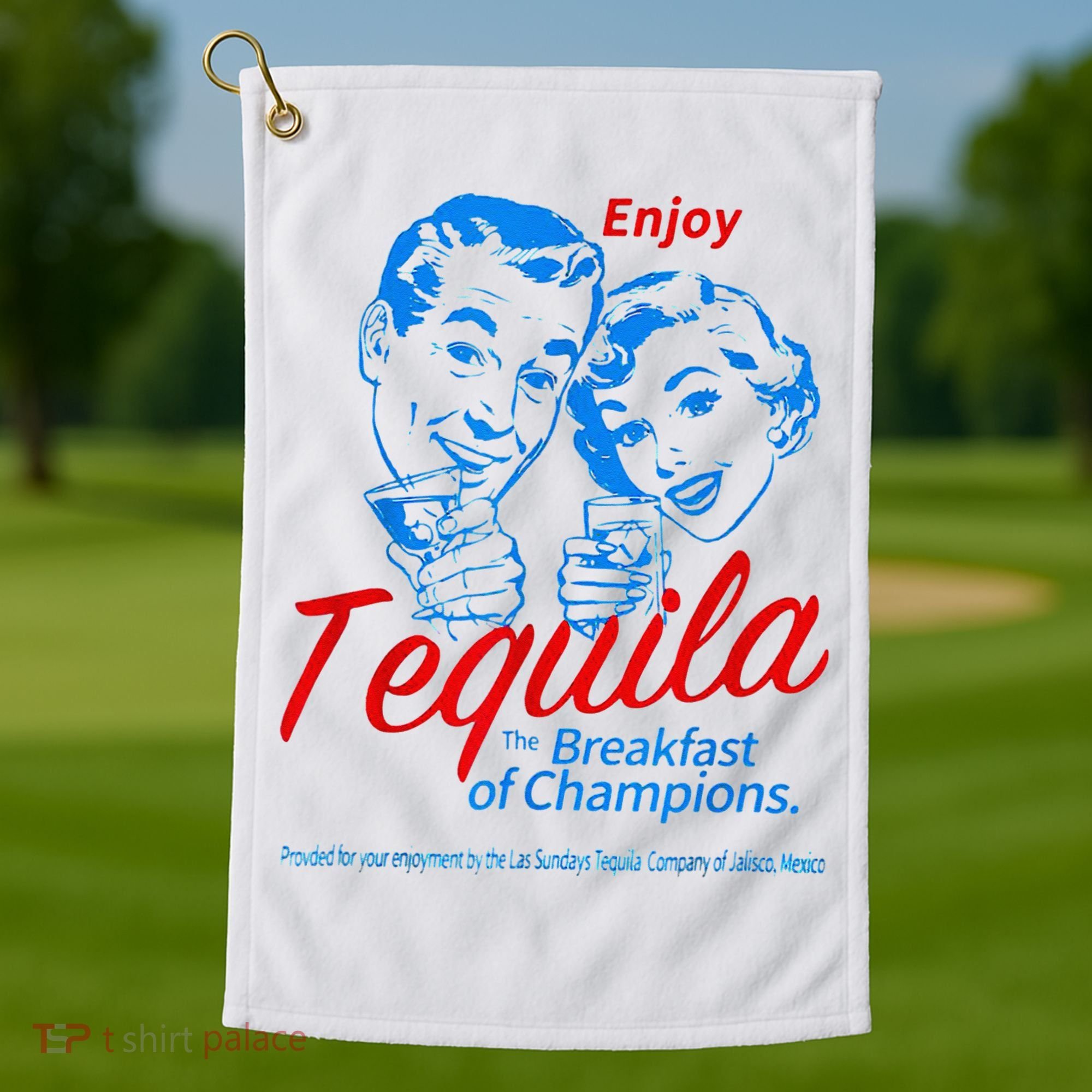 Enjoys Tequila The Breakfasts Of Championss Golf Towel