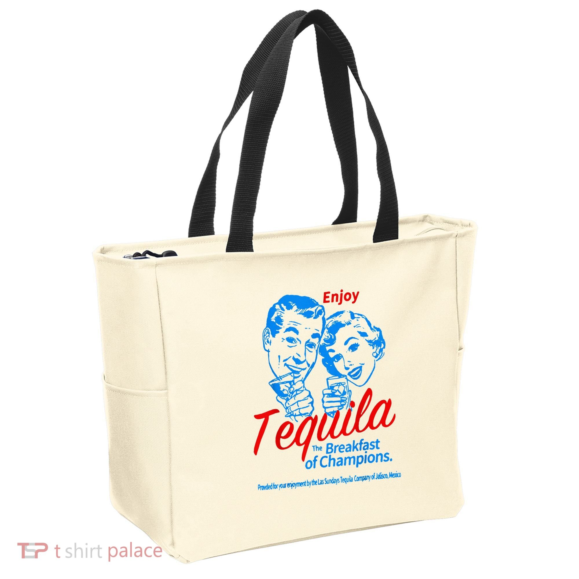 Enjoys Tequila The Breakfasts Of Championss Tote Bag