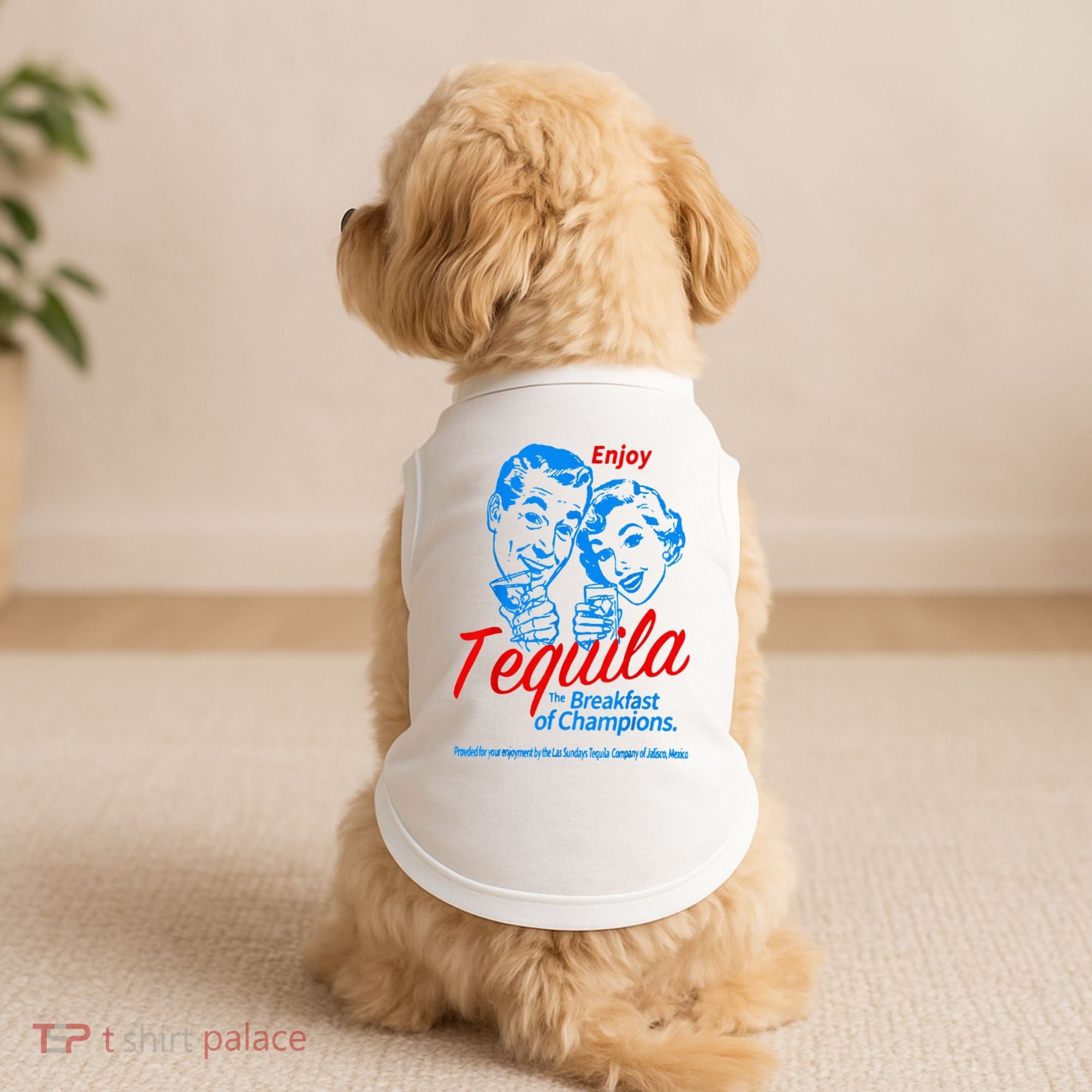 Enjoys Tequila The Breakfasts Of Championss Doggie Tank