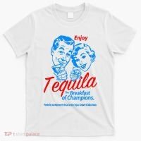 Enjoys Tequila The Breakfasts Of Championss T-Shirt thumb 0