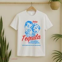 Enjoys Tequila The Breakfasts Of Championss T-Shirt thumb 2