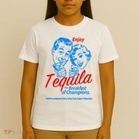Enjoys Tequila The Breakfasts Of Championss T-Shirt thumb 4