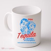 Enjoys Tequila The Breakfasts Of Championss Coffee Mug thumb 0